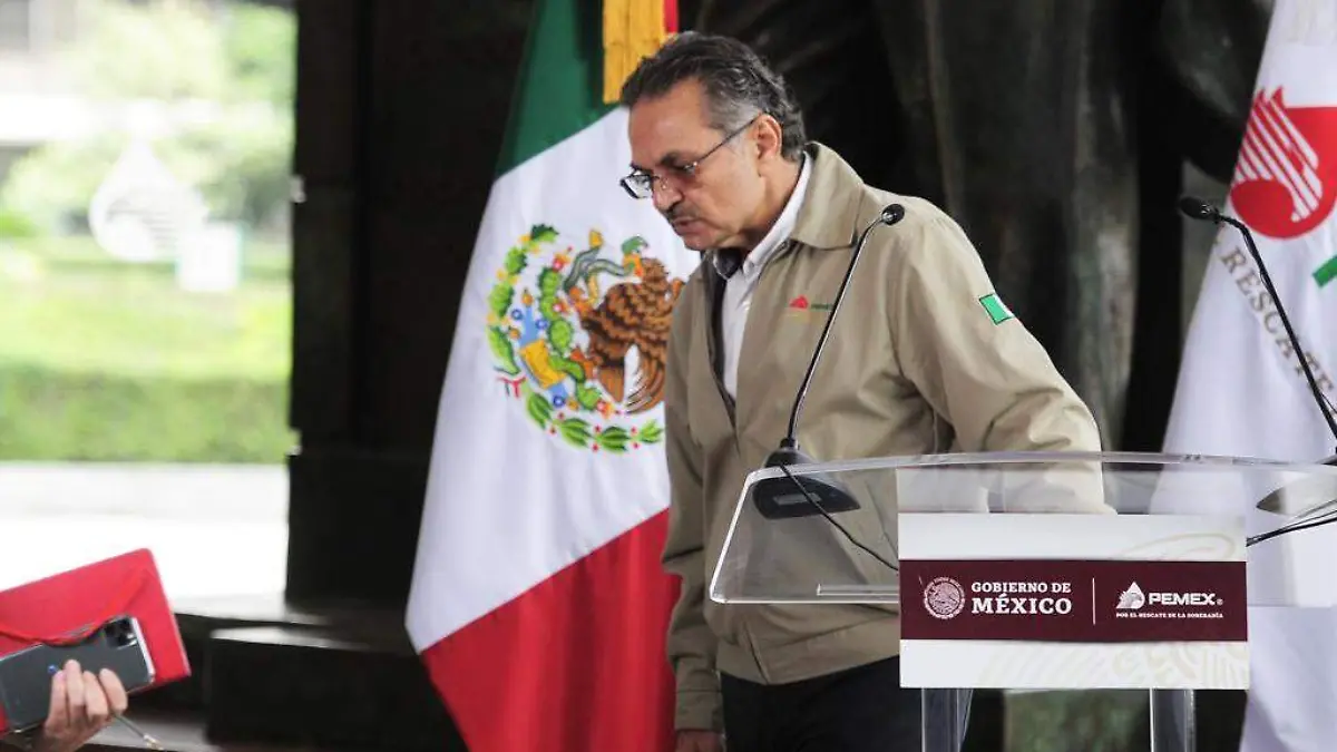 CONFERENCIA DE PRENSA DEL DIRECTOR DE PEMEX OCTAVIO ROMERO OROPEZA EN EL EDIFICIO DE LA PARAESTATAL, FOTO ADRIÁN VÁZQUEZ (5)